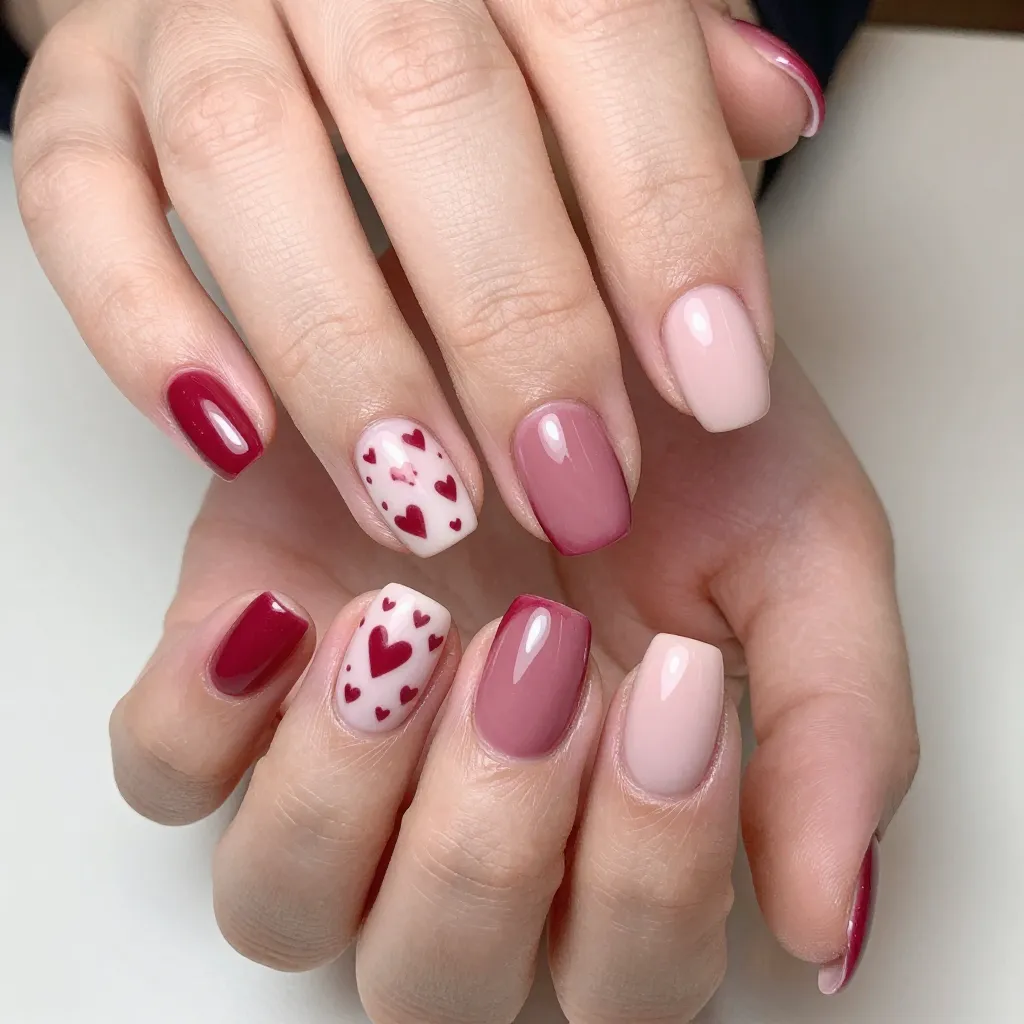 Valentine’s nails